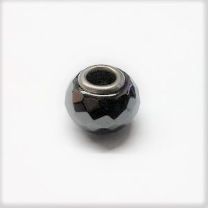 Hématite pandora facetté 14mm