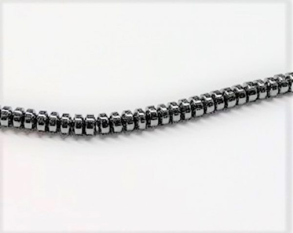 Hématite rondelle 3 x 2.5mm