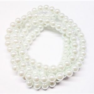 Perle de verre satinée 4mm
