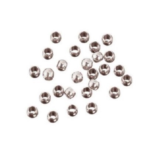 80 Embouts à écraser Argentés (sans Nickel) Pour Bijoux - 9x4mm - Pour Fermoir, Finition