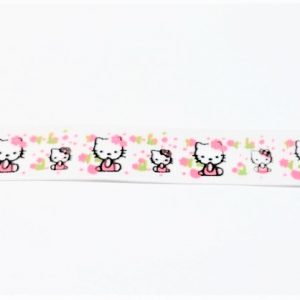 Ruban simple face  "Hello Kitty" 15mm