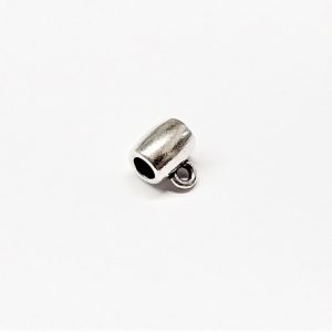 Bélière de fantaisie argent antique 8 x 6mm Trou 4mm