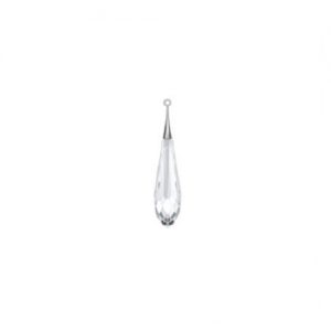 Swarovski 6532 pendentif pure drop 21mm crystal/rhodium cap