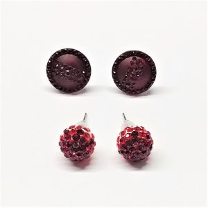 Boucle d'oreille fleur 8mm