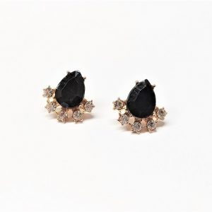 Boucle d'oreille avec crystal 20mm