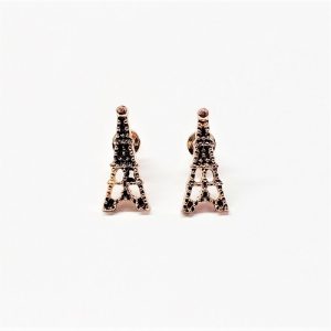 Boucle d'oreille "Tour Eiffel" 18mm