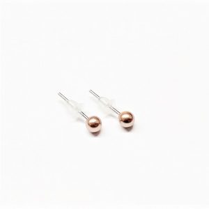 Boucle d'oreille rond 4mm