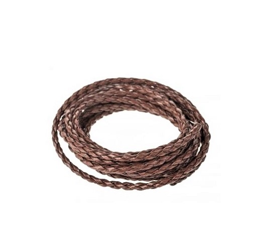 Rênes Anglaises En Cuir Tressé Marron - JT INTERNATIONAL Taille Unique