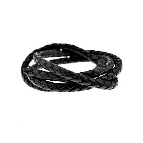 Rênes Anglaises En Cuir Tressé – Argent Et Noir – 60″ – Silver Fox – Neuves