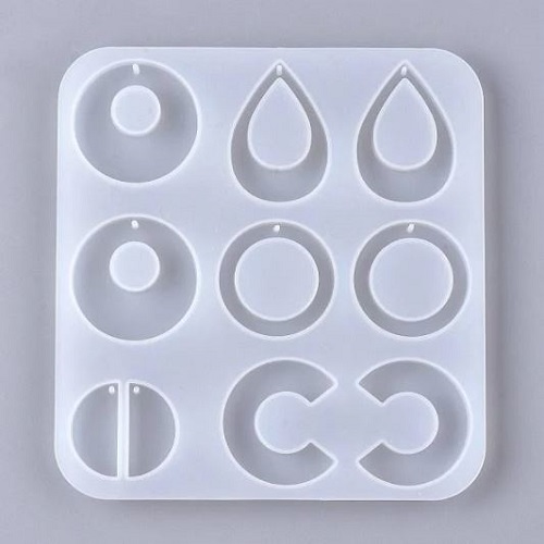 Moules Silicone Pour Bijoux Résine Formes Lune Et étoile - DIY Boucles D'oreilles, Porte-clés, Pendentifs