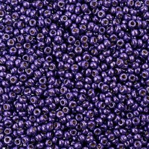 Miyuki rocaille 11/0 duracoat galvanized dark lilac