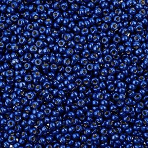 Miyuki rocaille 11/0 duracoat galvanized navy blue