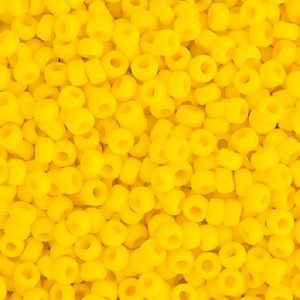 Miyuki rocaille 15/0 yellow opaque