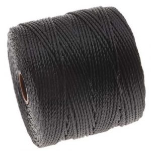 S-LON TEX210 Nylon 3 plis torsadé noir