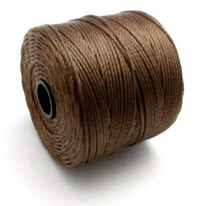 S-LON TEX210 Nylon 3 plis torsadé milk chocolate