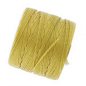 S-LON TEX210 Nylon 3 plis torsadé light maize